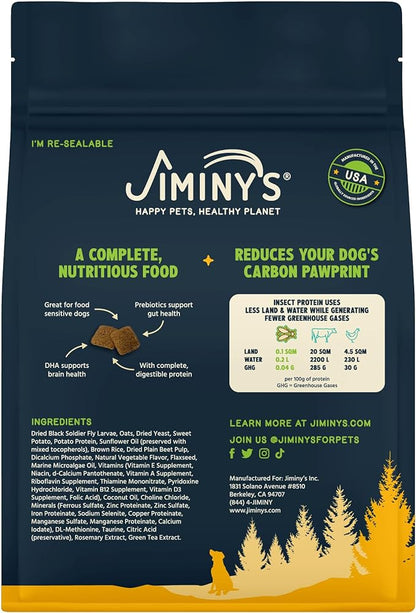 Jiminy's Good Grub Dry Dog Food, Hypoallergenic, Sensitive Stomach, 3.5lb Bag (Pack of 1)