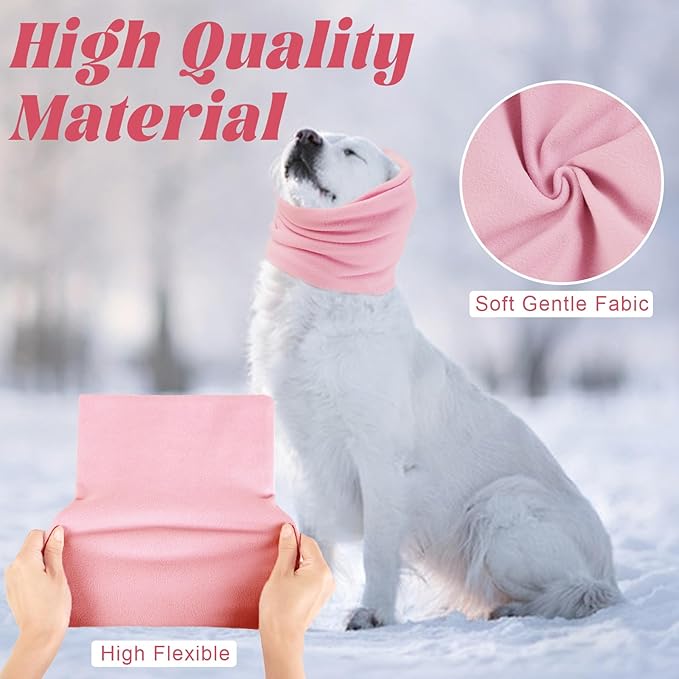 Dog Quiet Ear Covers for Ear Protection, Calming Dog Ear Muffs for Cats Dogs, Dog Hoodie for Noise Protection, Soft Warm Ear Muff for Dog Grooming Bathing