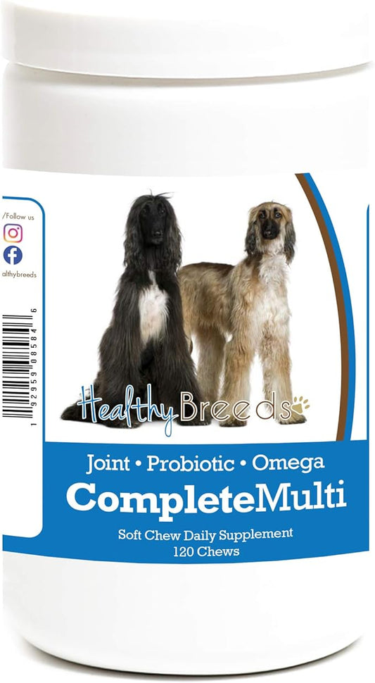 Healthy Breeds Afghan Hound All in One Multivitamin Soft Chew 120 Count