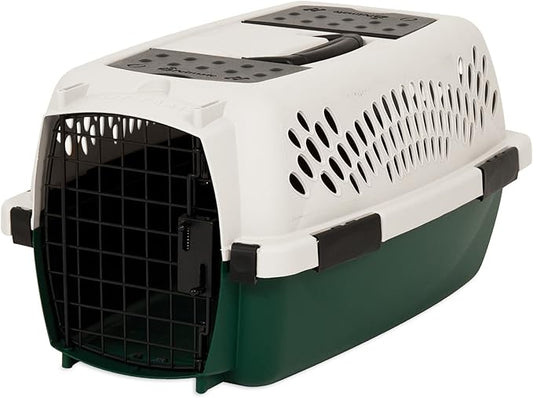 Petmate Ruffmaxx Dog Kennel Pet Carrier & Crate 40" (70-90 Lb), Outdoor and Indoor for Large, Medium, and Small Dogs - Made from Durable Recycled Material w/ 360-Degree Ventilation, Made in USA