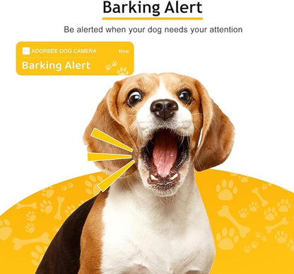 Pet Camera Dog Treat Dispenser: 2K Video Two Way Audio 360 Automatic Tracking for Cat Dogs - 5g WiFi Remote View and Bark Alert on Phone App Compatible with Alexa & Google Assistant
