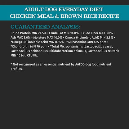 Blackwood Pet Food 075492300228 Chicken Meal & Rice Recipe Everyday Diet Adult Dry Dog Food, 30Lbs (22290)