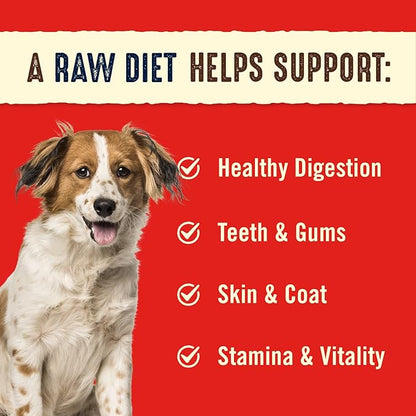 Stella & Chewy's Freeze Dried Raw Dinner Patties – Grain Free Dog Food, Protein Rich Venison Blend Recipe – 14 oz Bag