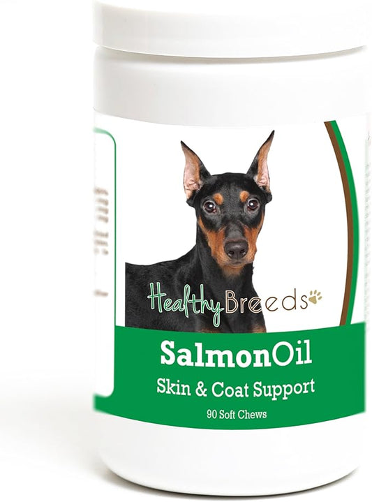 Healthy Breeds German Pinscher Salmon Oil Soft Chews 90 Count