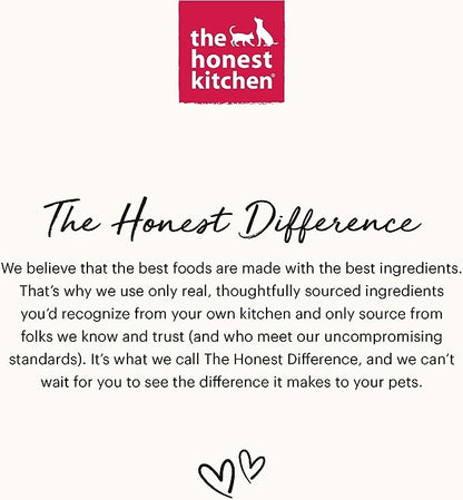 The Honest Kitchen Human Grade Dehydrated Grain Free Dog Food – Complete Meal or Dog Food Topper – Chicken 2 lb (makes 8 lbs)