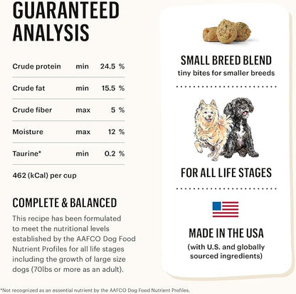 The Honest Kitchen Whole Food Clusters Small Breed Whole Grain Chicken Dry Dog Food, 4 lb Bag