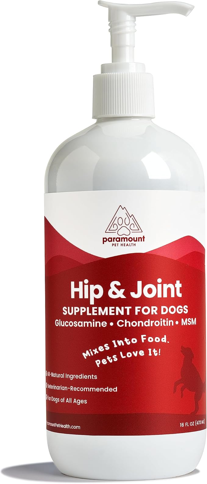Glucosamine for Dogs - 32oz Glucosamine Chondroitin for Dogs - Msm Dog Joint Supplement - Dog Glucosamine - Dog Hip and Joint Supplement - Joint Supplement for Dogs Made in USA (16 oz)