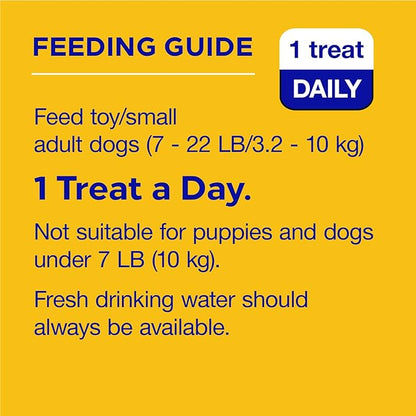PEDIGREE DENTASTIX Dental Dog Treats for Toy/Small Dogs Fresh Flavor Dental Bones, 21 Count (Pack of 7)