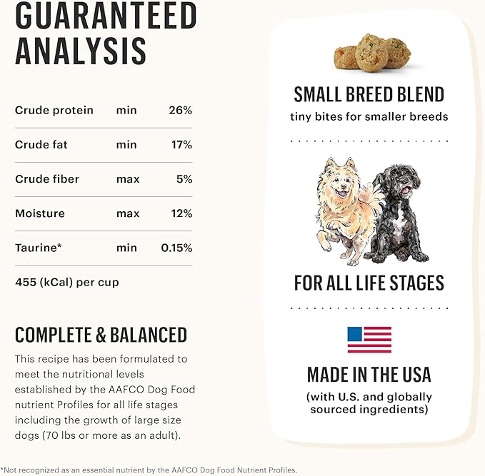 The Honest Kitchen Whole Food Clusters Small Breed Grain Free Beef Dry Dog Food, 10 lb Bag