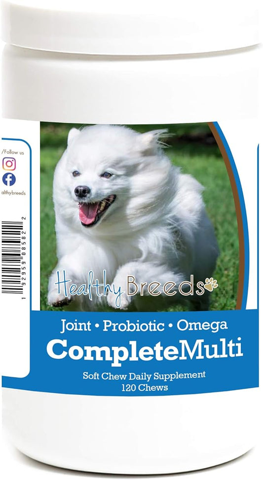 Healthy Breeds American Eskimo Dog All in One Multivitamin Soft Chew 120 Count