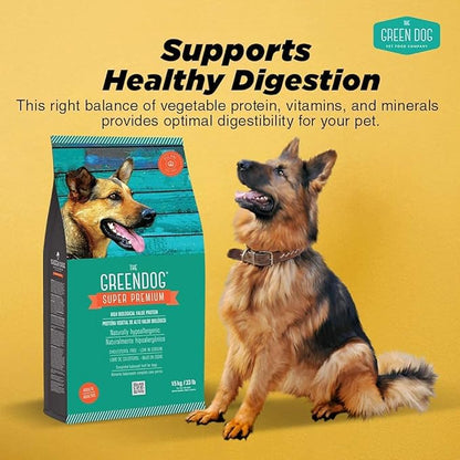 Super Premium Vegan Dry Dog Food for Adults Plant-Based Protein | Gluten & Junk-Free | Prevent Allergies & Diseases | Vegetable Flavor