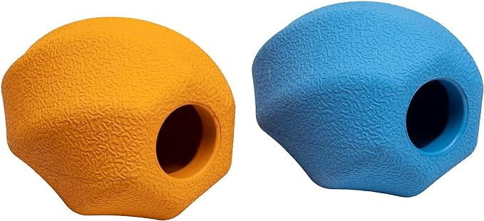 Amazon Basics Dog Treat Dispensing Chew Toy, Medium, 2-Pack, Multi Color