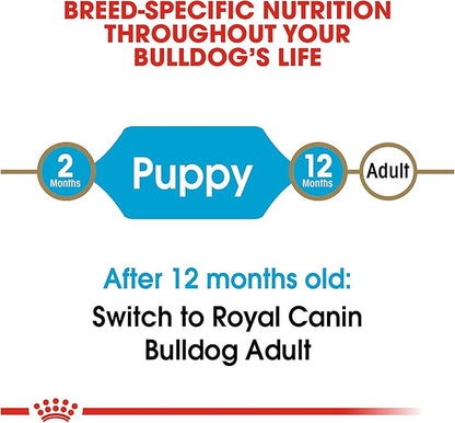 Royal Canin Bulldog Puppy Dry Dog Food, 6 lb bag