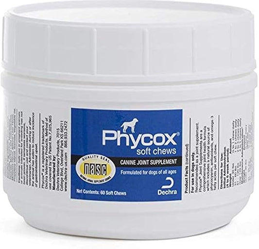 Dechra Phycox Soft Chews, Joint Supplement for Dogs (60ct)