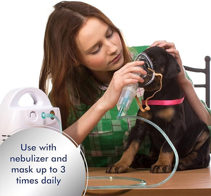PetSilver Immune Support Supplement, Promotes Respiratory Health in Cats and Dogs, Helps Cough & Allergies, Nebulizer Solution, All Natural Dog Allergy Relief, Patented Chelated Silver, 16 oz