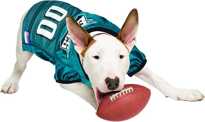 Pets First NFL Philadelphia Eagles Dog Jersey, Medium, Poly-mesh and Satin, Officially Licensed