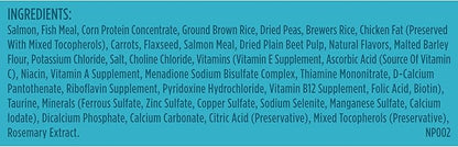 Rachael Ray Nutrish Premium Natural Dry Cat Food with Added Vitamins, Minerals & Other Nutrients, Real Salmon & Brown Rice Recipe, 14 Pound Bag