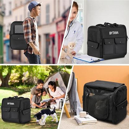 Cat Backpack Carrier for Cats and Dogs, Puppies, Fit Up to 18 Lbs, Dog Backpack Carrier, Cat Backpacks for Carrying Cats, Pet Carrier Backpack Great for Travel Hiking Camping Outdoor