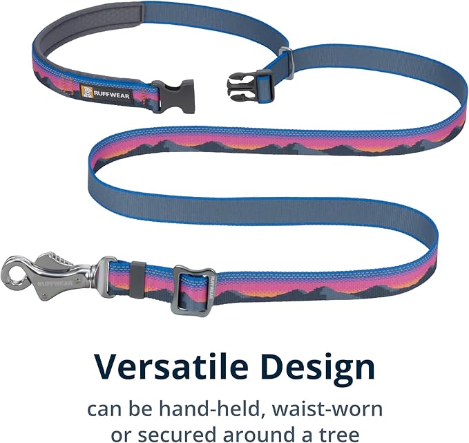 Ruffwear, Crag Ex Leash, Extendable Dog Leash, Hand-Held or Waist-Worn Reflective Lead, Alpine Dusk