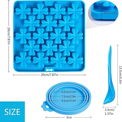 Lick Mat for Dogs Cats, Slow Feeder Pad, Dog Lick Mat, Food-Grade Silicone Treat Pad, Dry Wet Food Mat, Smell Training Slow Eating for Dogs and Cats, Boredom Anxiety Relief
