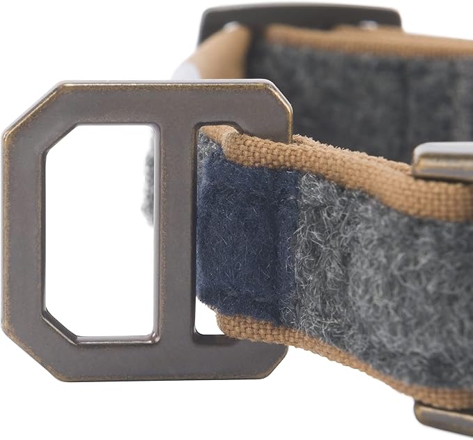 Carhartt Nylon Duck Dog Collar, Fully Adjustable Durable 2-Ply Cordura Nylon Canvas Collars for Dogs, Blanket Stripe, Medium