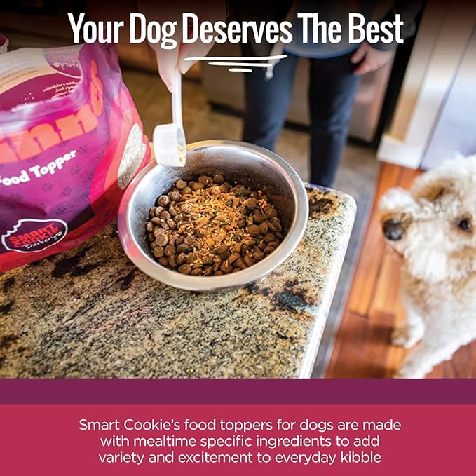 Natural Dog Food Topper - Dinner - Dog Meal Mixer for All Ages - Food Topper for Picky Eaters and for Boosting Nutrition - Non GMO, Made in The USA - 15 oz Bag (30 Day Supply)