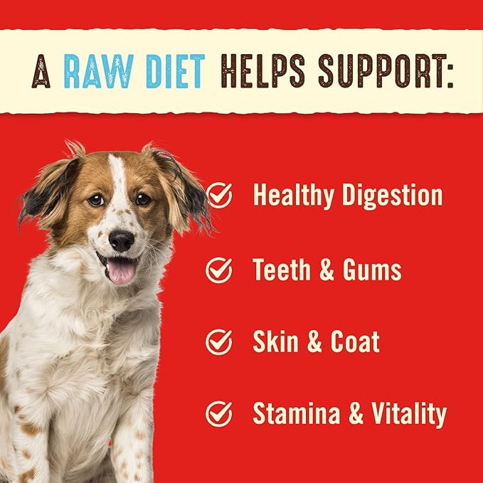 Stella & Chewy's Freeze Dried Raw Dinner Patties – Grain Free Dog Food, Protein Rich Dandy Lamb Recipe – 25 oz Bag