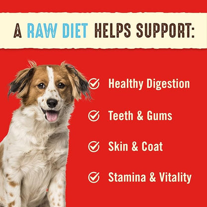 Stella & Chewy's Freeze Dried Raw Dinner Patties – Grain Free Dog Food, Protein Rich Dandy Lamb Recipe – 25 oz Bag