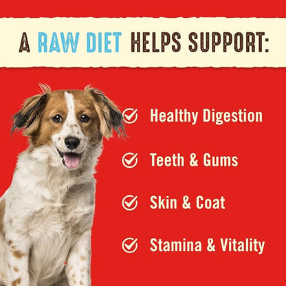 Stella & Chewy's Freeze Dried Raw Dinner Patties – Grain Free Dog Food, Protein Rich Dandy Lamb Recipe – 5.5 oz Bag