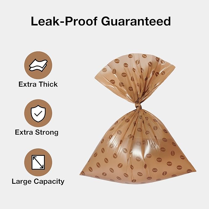 VETRESKA Dog Poop Bags, Coffee Scented Waste Bags, Leak Proof, Extra Thick and Large Dog Pet Bags for Dogs and Cats - 540 Count Bags (36 Refill Rolls)
