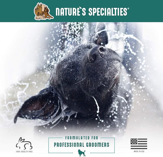 Nature's Specialties Dog Ear Cleaner Medicated Solution Non-Greasy Non-Irritation Made in USA Non-Toxic, 4 Ounces