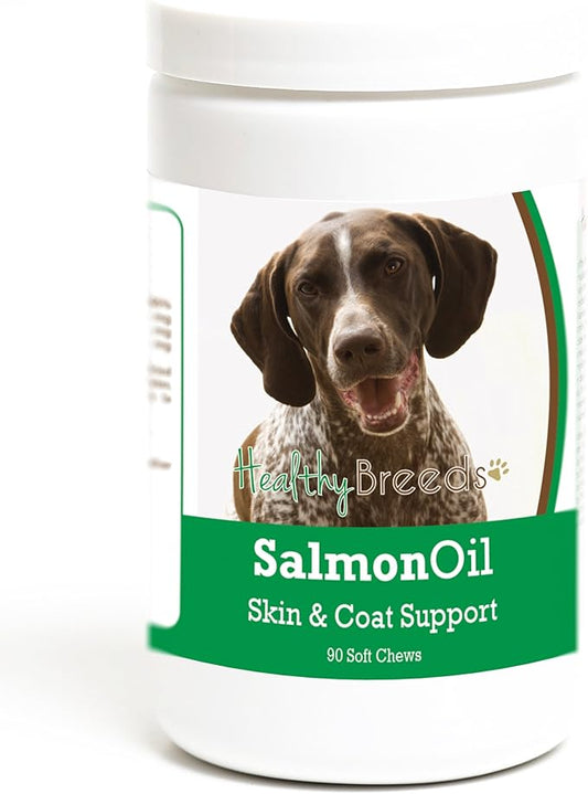 Healthy Breeds German Shorthaired Pointer Salmon Oil Soft Chews 90 Count