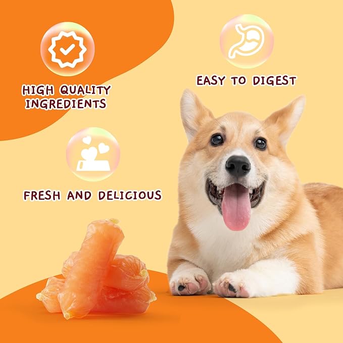 Jungle Calling Dog Treats Chicken Jerky Training Treats, Slow Roasted Snacks for Medium and Large Dogs Chewy Treats 10.6 Ounce (Chicken Sausage)