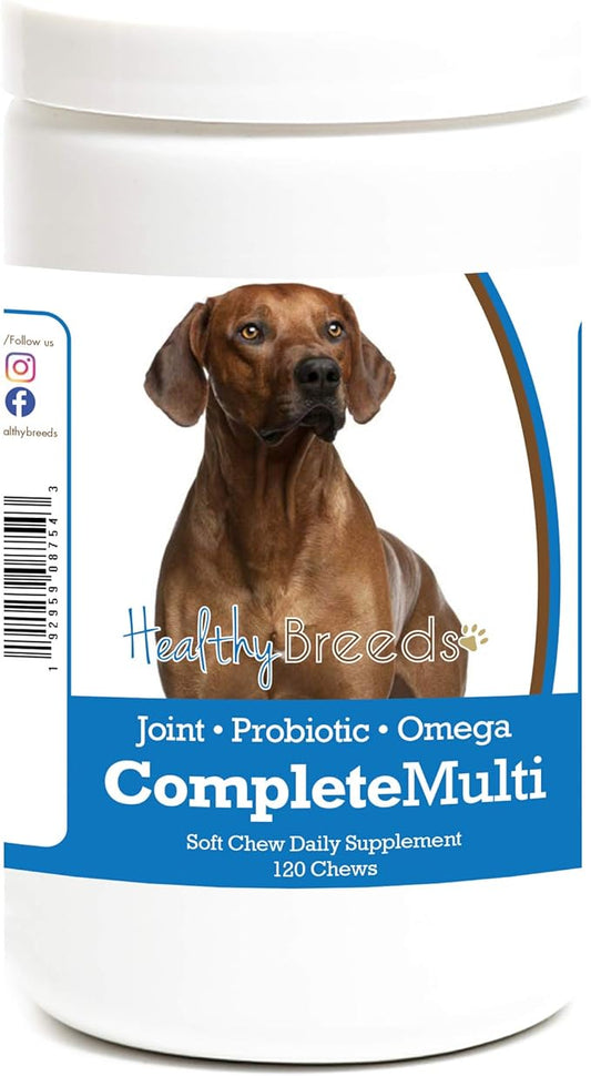 Healthy Breeds Rhodesian Ridgeback All in One Multivitamin Soft Chew 120 Count