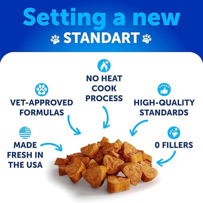 Hemp Hip and Joint Supplement for Dogs - Glucosamine for Dogs - Dog Joint Pain Relief Treats - Chondroitin - MSM - Hemp Oil - Mobility Support - Advanced Canine Joint Health - Made in USA - 120 Chews