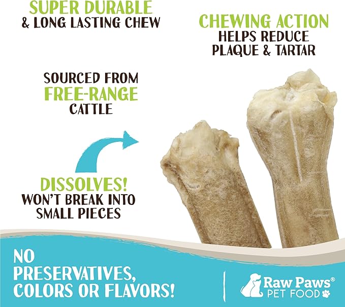 Raw Paws Compressed Rawhide Dog Chew Variety Pack, 10 Pack - 10" Compressed Rawhide Sticks & 10" Bones - Large Dog Bones for Aggressive Chewers - Pressed Rawhide Dog Bones Value Pack - Large Dog Chews