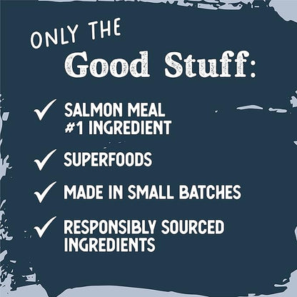Ancestry Tidal Energy Dog Food, Salmon Meal with Sweet Potato Recipe, Crude Protein, Fiber & Fat, For All Life Stages, Improve Gut Health, Grain Free, Digestive & Immune Support (25 lb. Bag)
