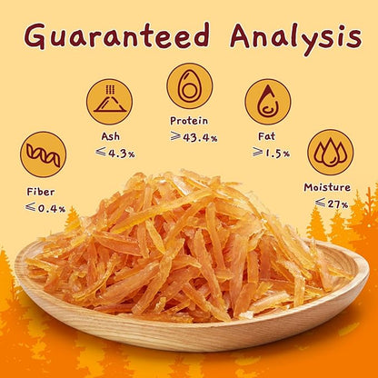 Jungle Calling Soft Training Treats for Small Dog and Cats, Mini Chicken Strips Puppy Training Snacks Easy to Digest, Grain free