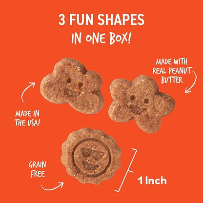 Cloud Star Corp, Wag More Bark Less Soft & Chewy Grain Free Peanut Butter & Apples Dog Treats