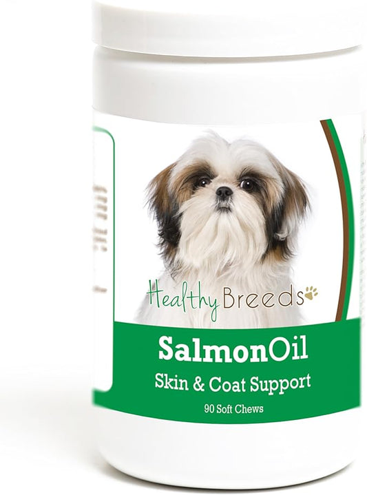 Healthy Breeds Shih Tzu Salmon Oil Soft Chews 90 Count