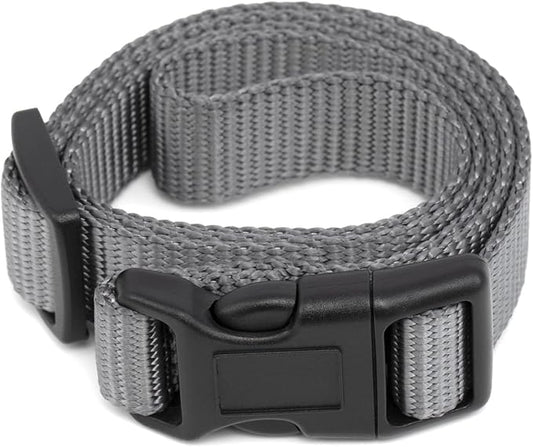 PetSafe 3/4 Replacement Collar Strap with no Holes, for PetSafe Bark, Wireless Fence, In-Ground Fence and Pawz Away Collars, Grey