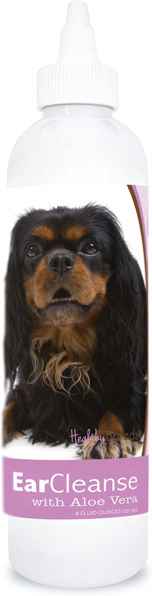 Healthy Breeds English Toy Spaniel Ear Cleanse with Aloe Vera Sweet Pea and Vanilla 8 oz