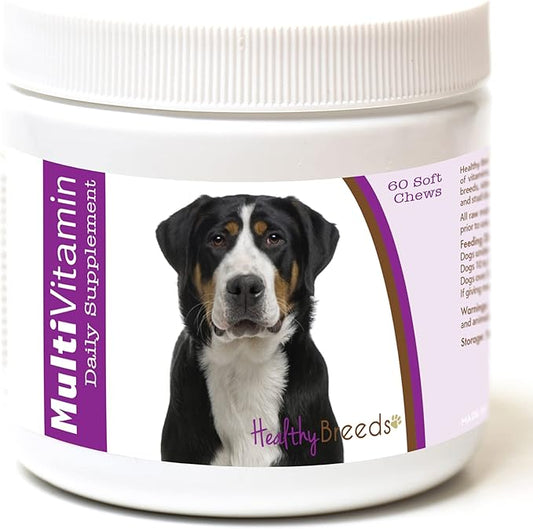 Healthy Breeds Greater Swiss Mountain Dog Multi-Vitamin Soft Chews 60 Count