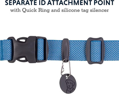 Ruffwear, Hi & Light Dog Collar, Minimal and Ultralight Collar for Everyday Walks and Runs, Blue Dusk, 14"-20"