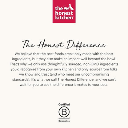 The Honest Kitchen Human Grade Dehydrated Grain Free Dog Food – Complete Meal or Dog Food Topper – Chicken 4 lb (makes 16 lbs)