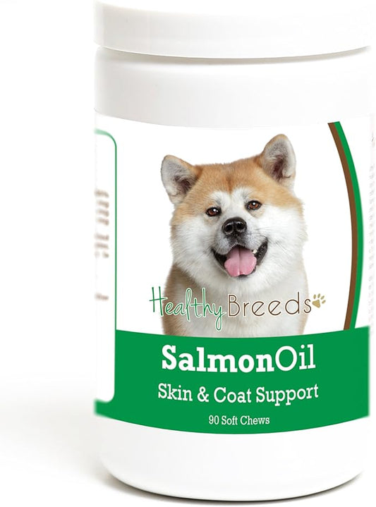 Healthy Breeds Akita Salmon Oil Soft Chews 90 Count