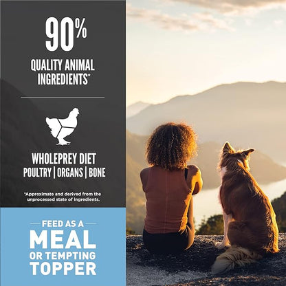 ORIJEN Original Freeze Dried Medallions, Grain Free Dry Dog Food and Topper, WholePrey Ingredients, 6 oz