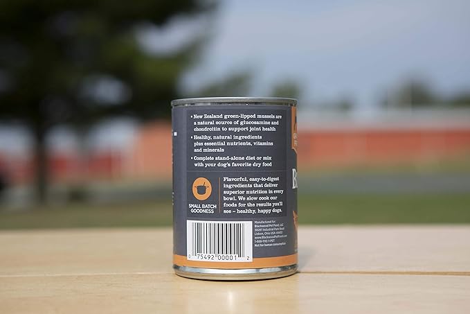 Blackwood Pet Food Grain Free Wet Dog Food Made in USA [All Natural Canned Dog Food], Chicken & Salmon with Pumpkin, 13 oz. can, Pack of 12