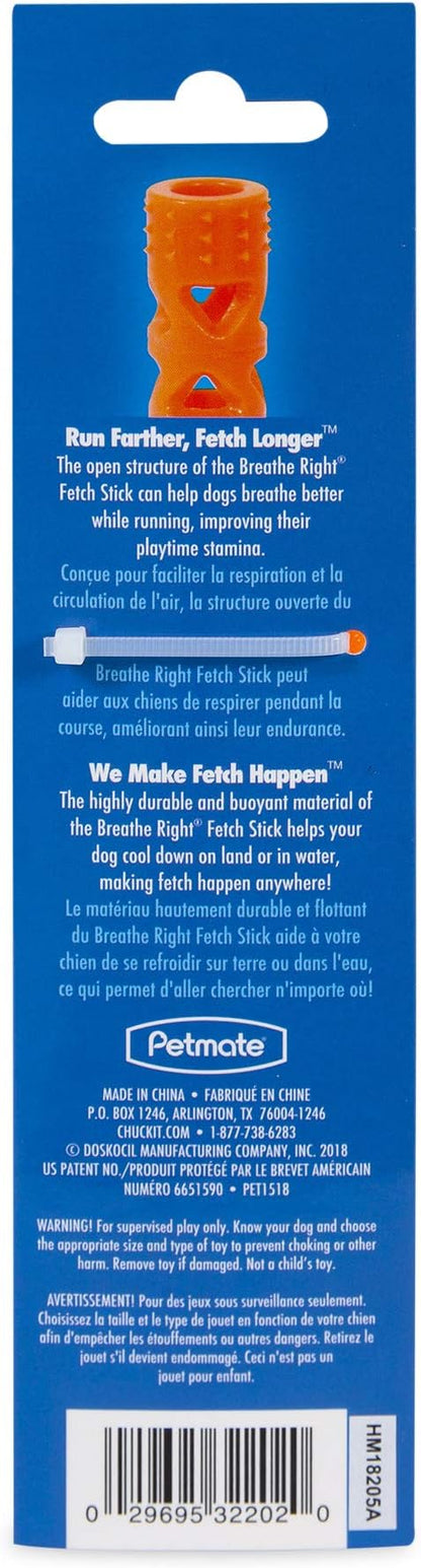 Chuckit Air Fetch Stick Dog Toy, Small, Orange