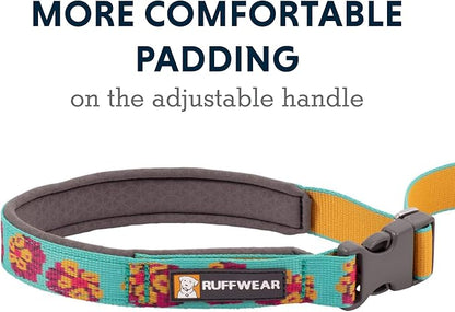 Ruffwear, Flat Out Dog Leash, Adjustable Lead with Padded Handle, Spring Burst